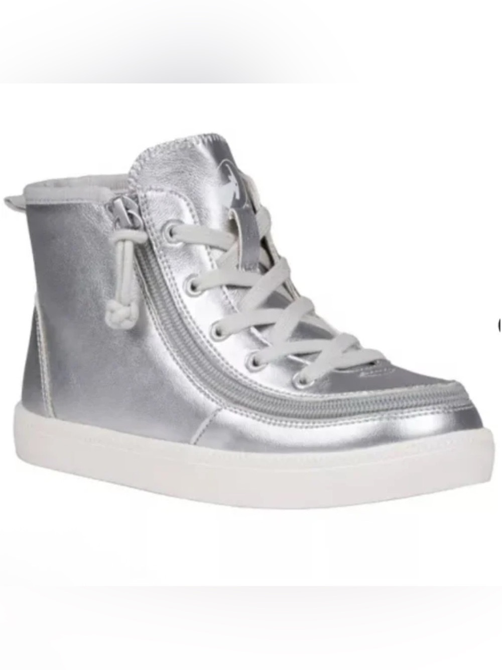 Big Kid Billy Footwear Size 2 Metallic Silver Like New